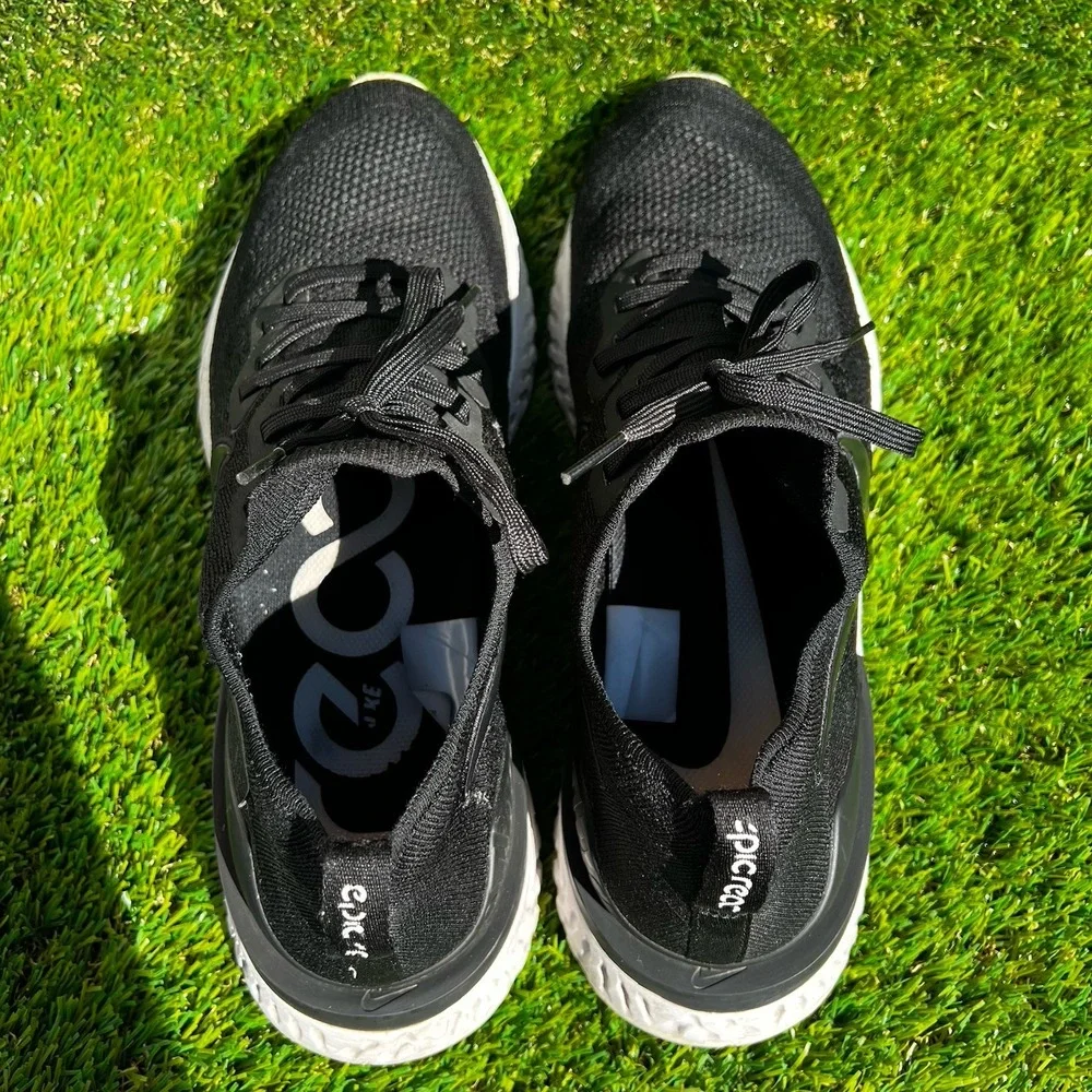 Nike Shoes Men Size 13 Epic React Flyknit Running Black BQ8928-002 Sneakers